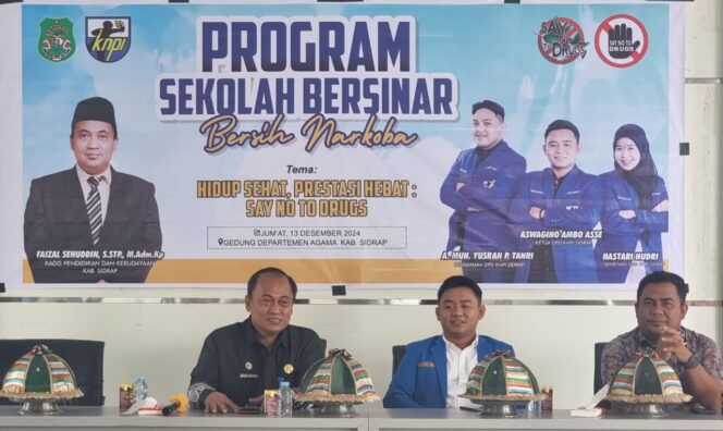 
					KNPI dan Dinas Pendidikan Sidrap Bersinergi Cegah Narkoba