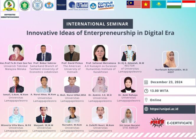 
					Seminar Internasional Unipol Soppeng: Menggali Potensi Generasi Z di Dunia Digital