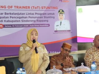 Wabup Sidrap Buka ToT Stunting, Tekankan Program Harus Berdampak Nyata