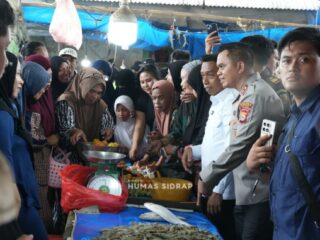 Jelang Ramadan, Stok Pangan Aman di Pasar Pangkajene
